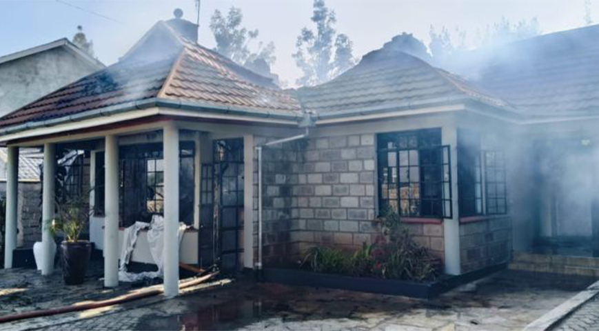 Kitengela Man Who Left Home With His Wife Returns Alone, Sets Himself On Fire